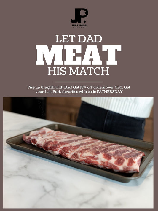 Fathers day deal on Just Pork Farm fresh pork
